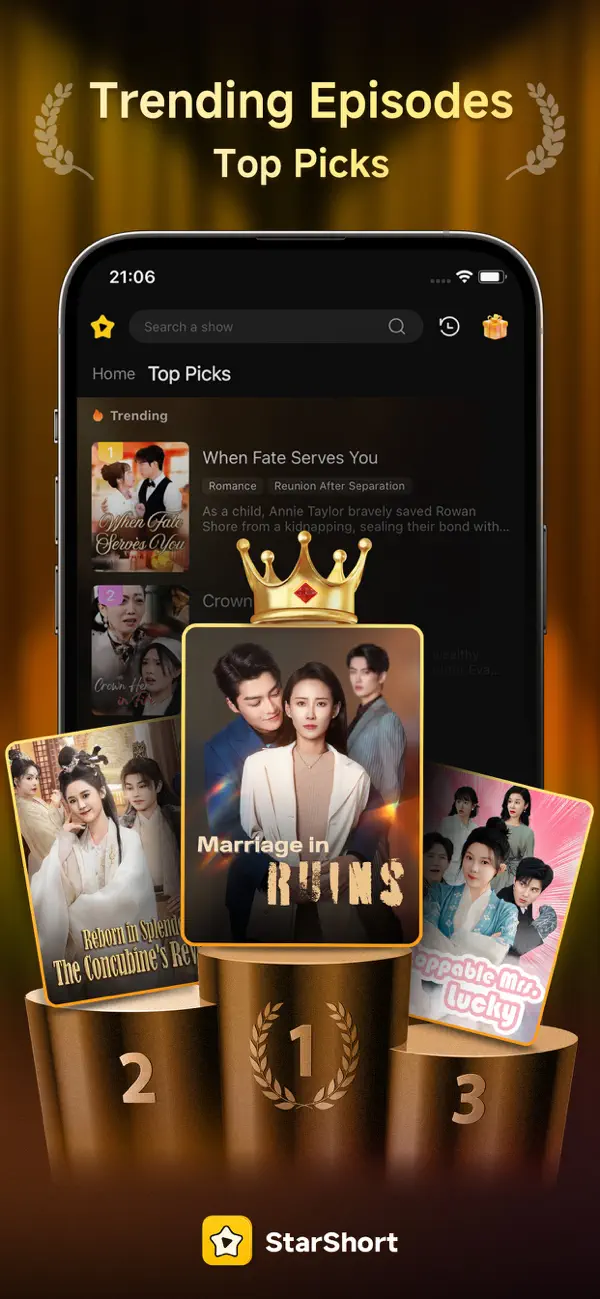 #6. StarShort - Dramas & Movies (iOS) Με: Smile Lives Limited