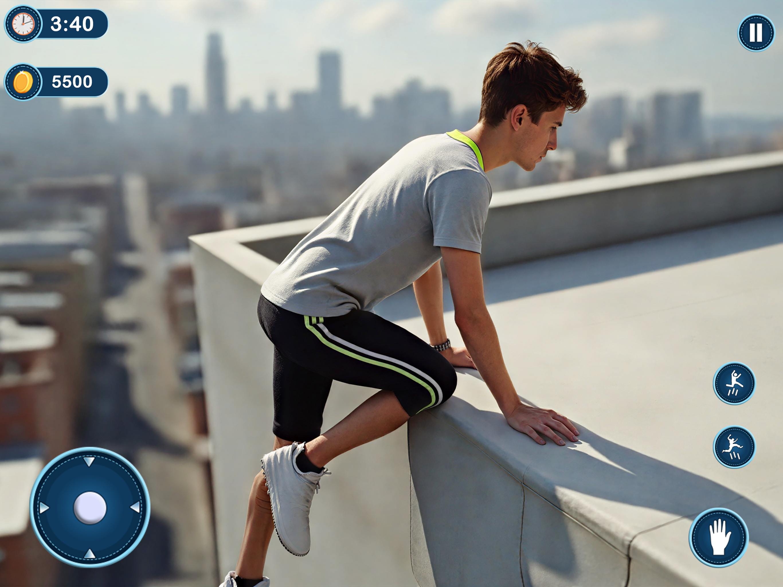 Rooftop Runner Parkour Go Up