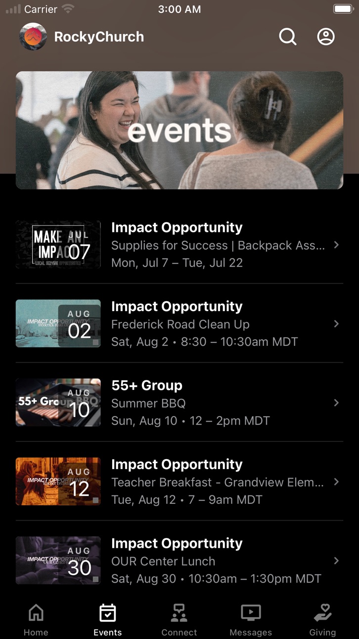 iPhone screenshot