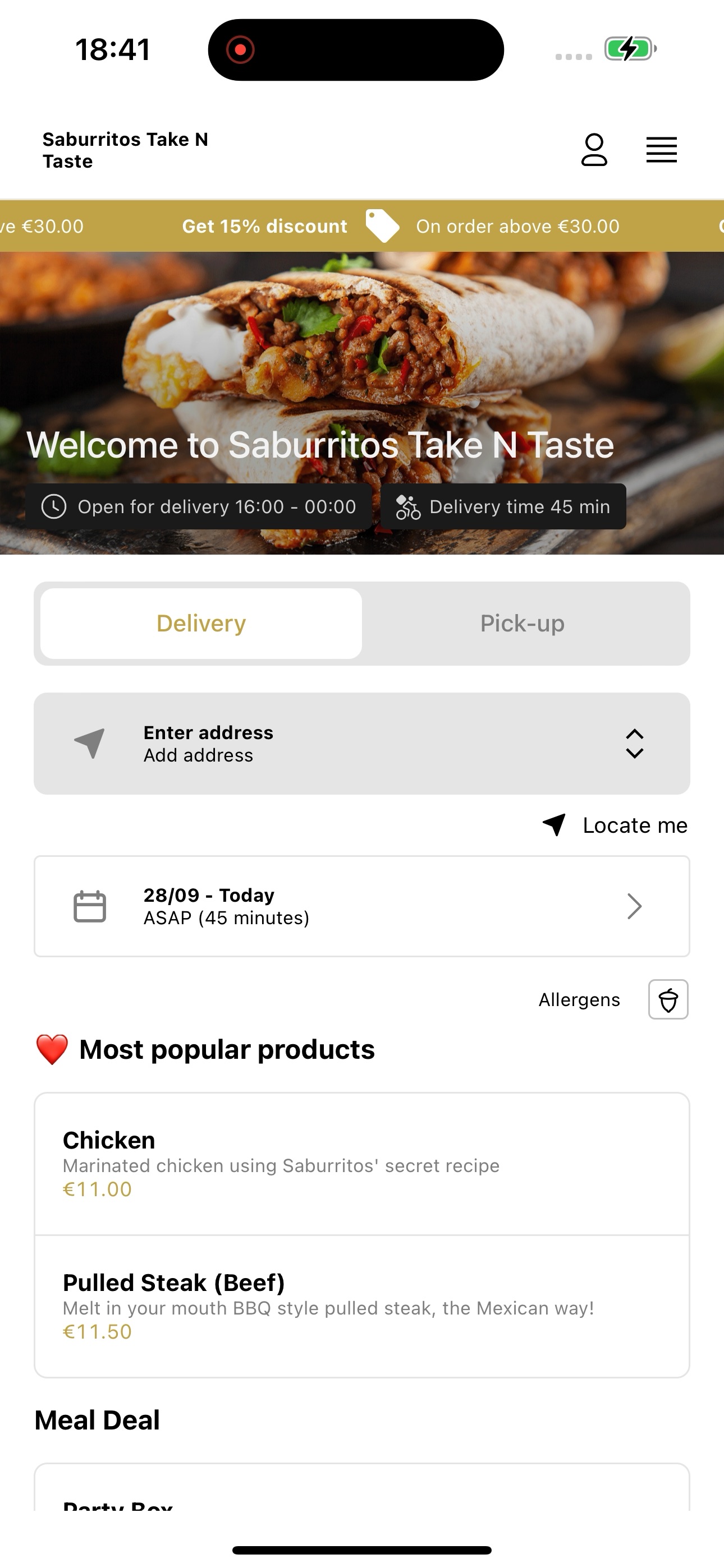 Screenshot 2 of Saburritos Take N Taste