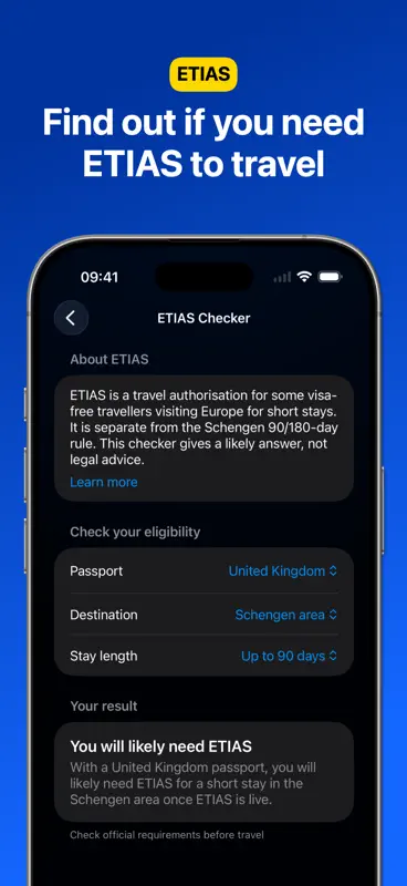 Schengen Calculator 90/180 screenshot 8 of 10