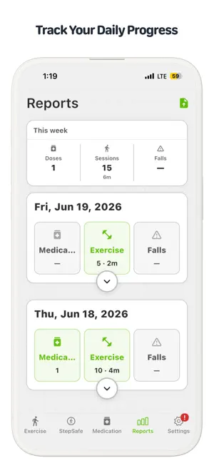 StepSafe: Parkinson's Fitness screenshot 3
