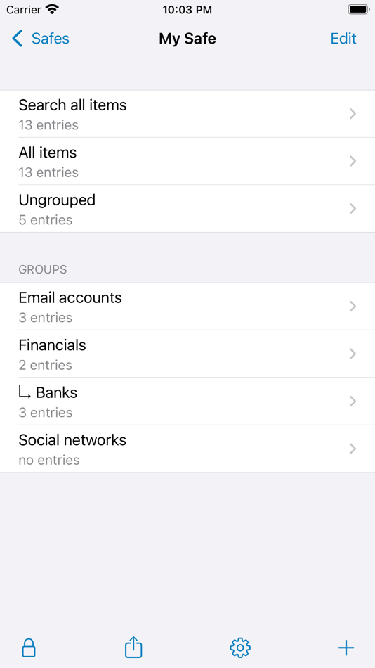 #1. pwSafe 2 - Password Safe (iOS) By: Huvisoft B.V.