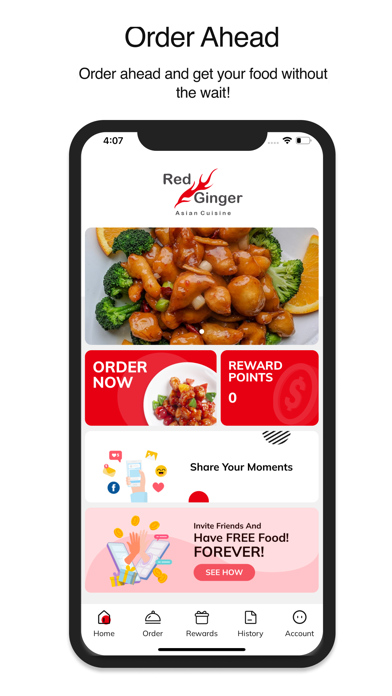 Red Ginger Asian Cuisine Screenshot