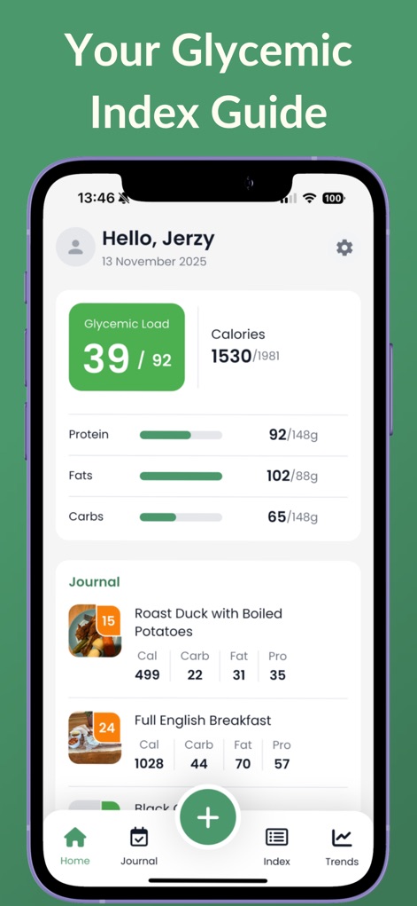 Glycemic Index Tracker LOGI - Health & Fitness App | MWM