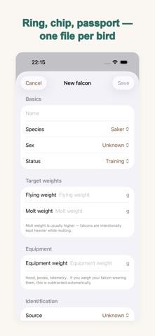 Saqrlog: Falconry Log Screenshot 6 of 6