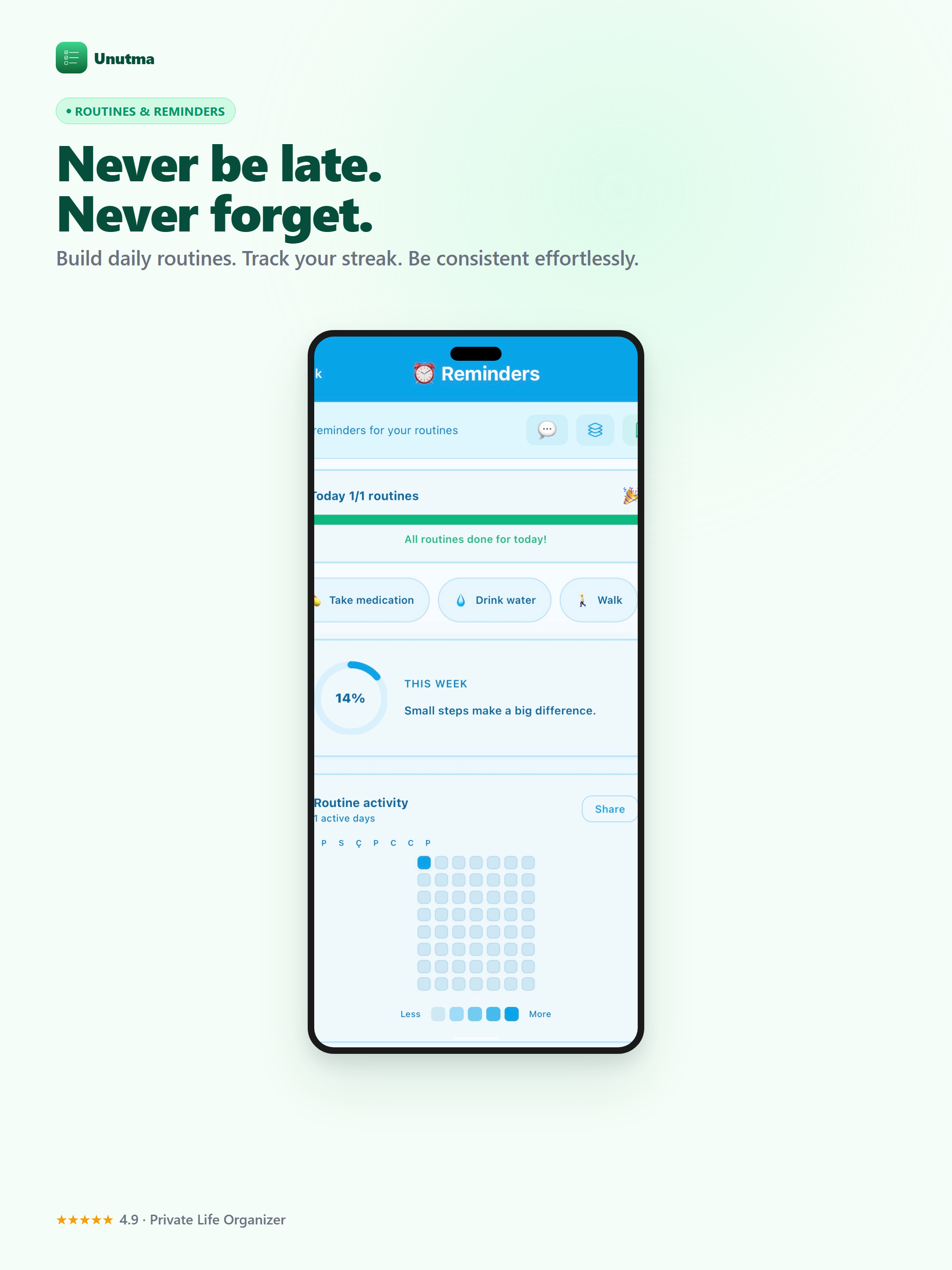 Unutma: Private Life Organizer