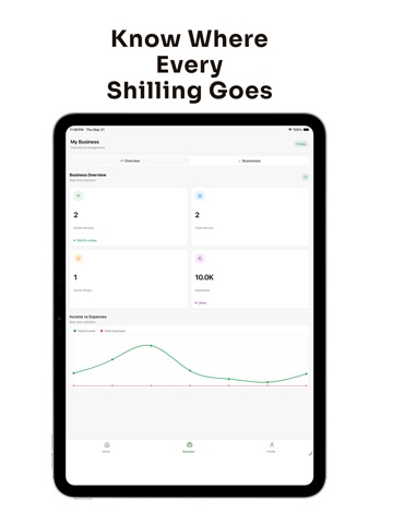 Quepay Merchant iPad screenshot