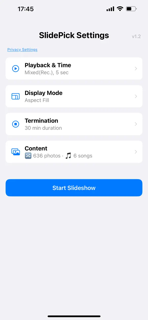 Screenshot #1 pour SlidePick