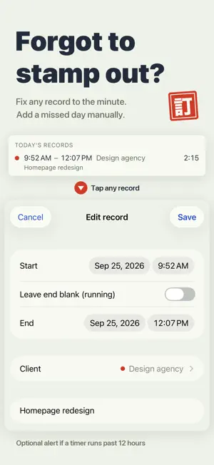 Work Log: Billable Hours & Pay screenshot 4