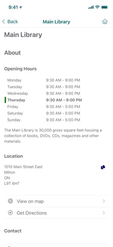 Milton Public Library Screenshot 3 of 6