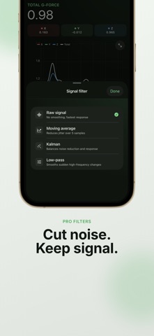 Physics Toolbox Accelerometer app screenshot 3