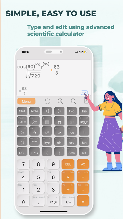 Screenshot 1 of Scientific Calculator fx-991 App