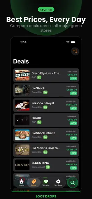 Loot Drops: Game Price Tracker screenshot 2