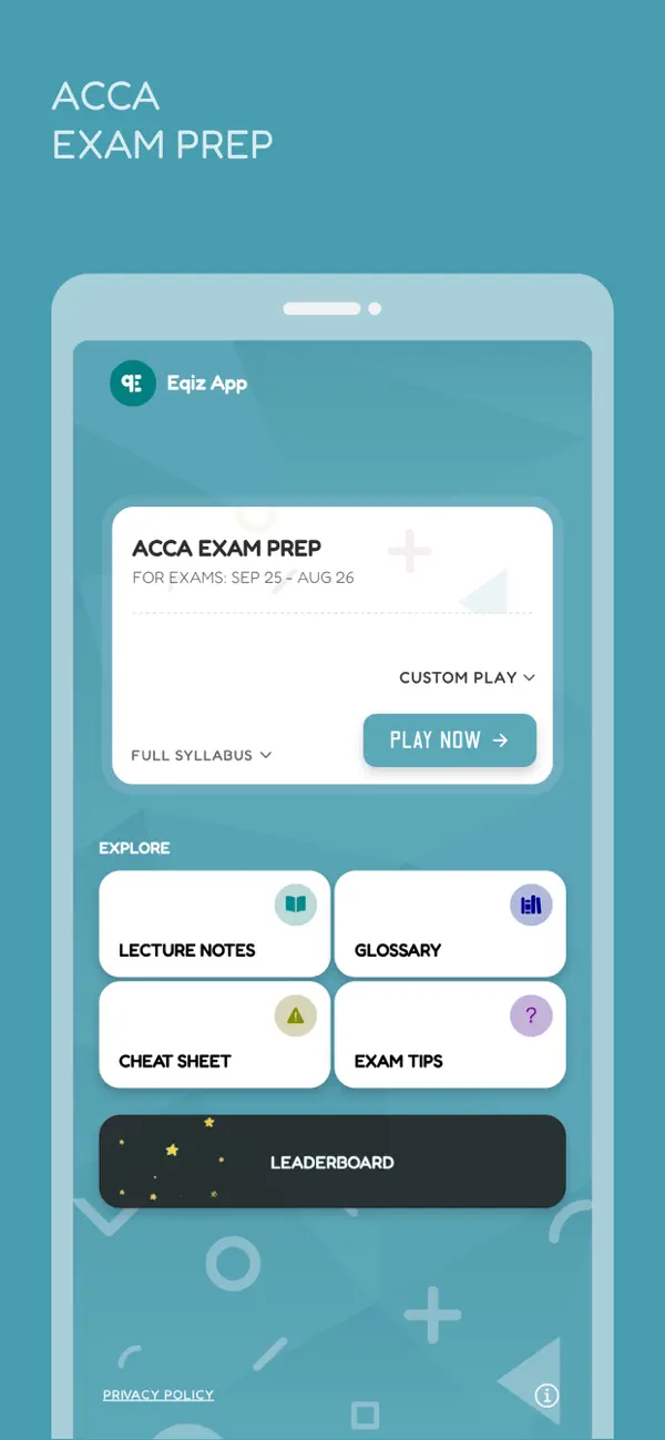 Screenshot #1 pour ACCA Exam Prep 2026: with AI