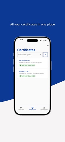 EVA Check-in | Visitor sign-in iPhone screenshot
