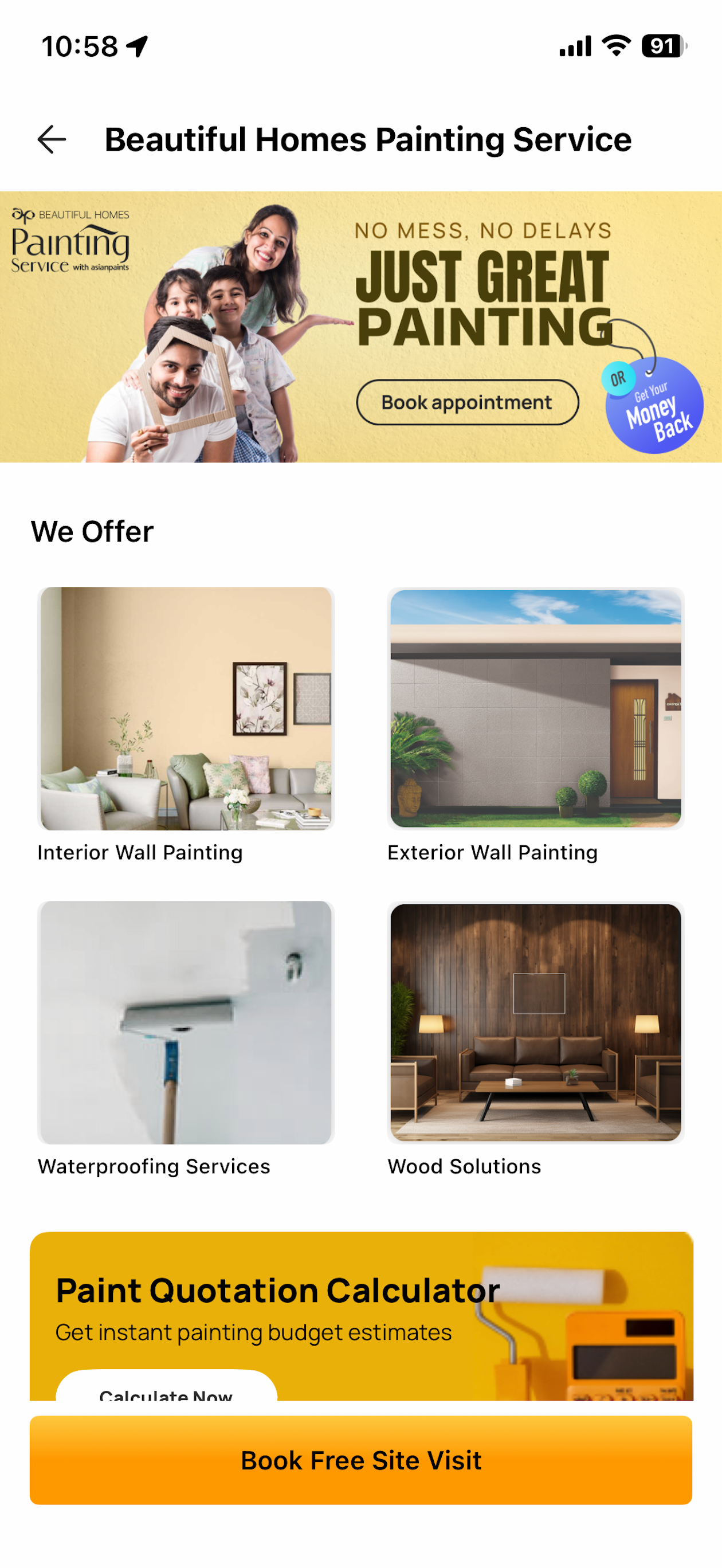 Colour with Asian Paints