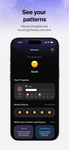 Mendro: AI Reflection Journal Screenshot 6 of 9