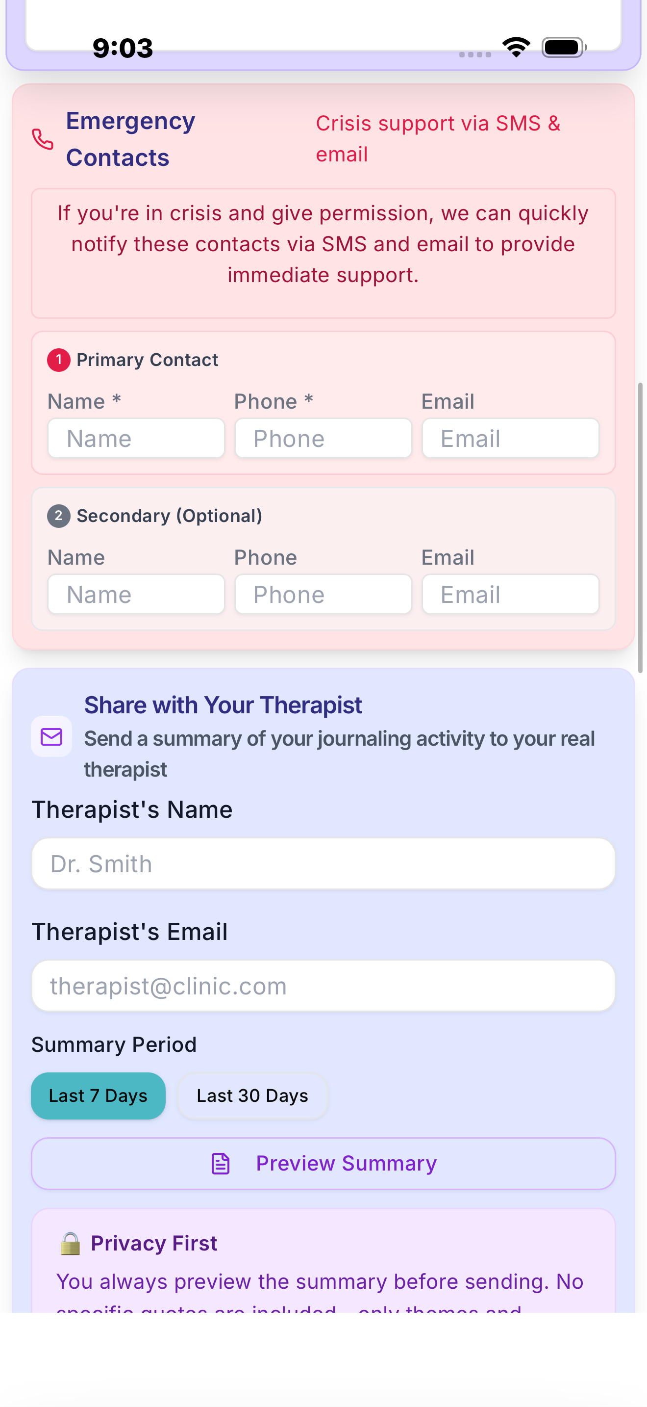 PsychPal screenshot 6