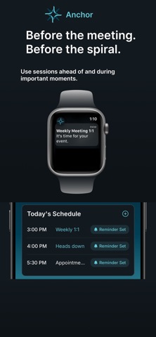 Anchor – Stress Awareness iPhone screenshot