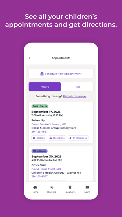 Children's Health Screenshot