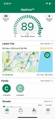 MyDrive™ iPhone screenshot