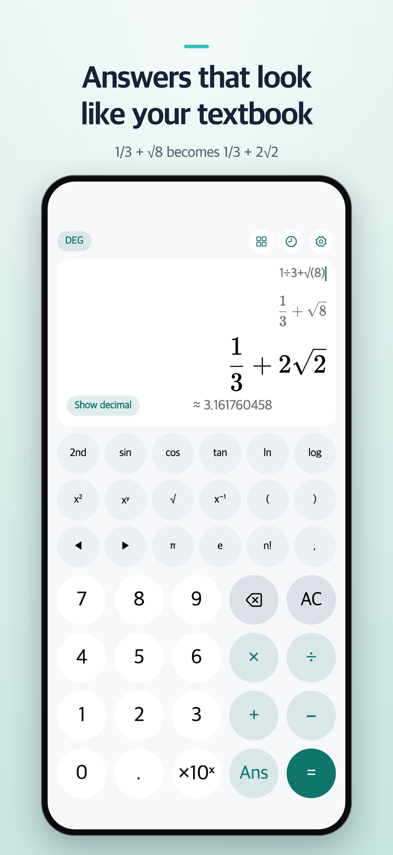 Screenshot 1 of Barunsem: Exact Calculator