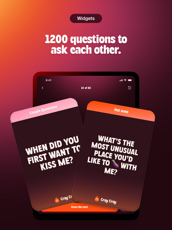 Cray Cray - Couple Game iPad screenshot 10 - Entertainment app