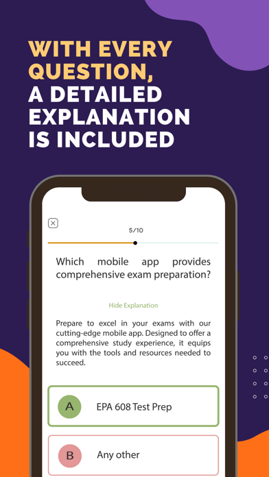EPA 608 Practice & Exam Prep Screenshot