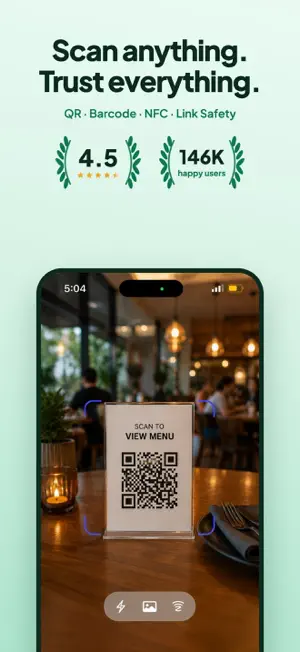 QR Code Reader: Quick & Safe screenshot 1