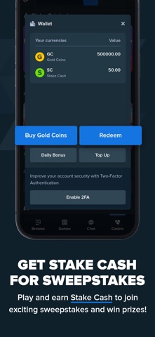 Stake US - Casino & Slots iPhone screenshot