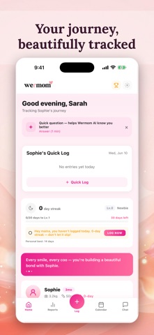 Wermom - Pregnancy & Mom AI iPhone screenshot