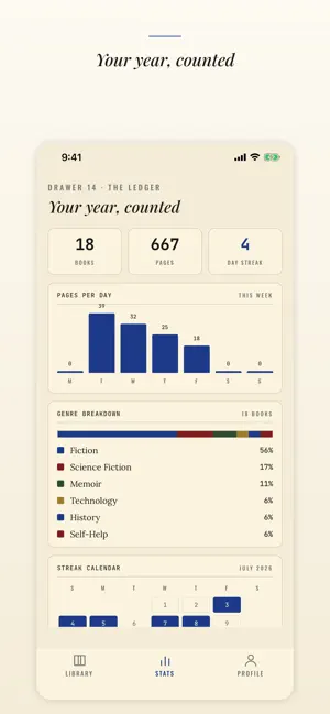 Readistry: Bookshelf & Log screenshot 3