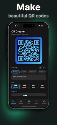 QR Code Maker: Sticker Print screenshot 1