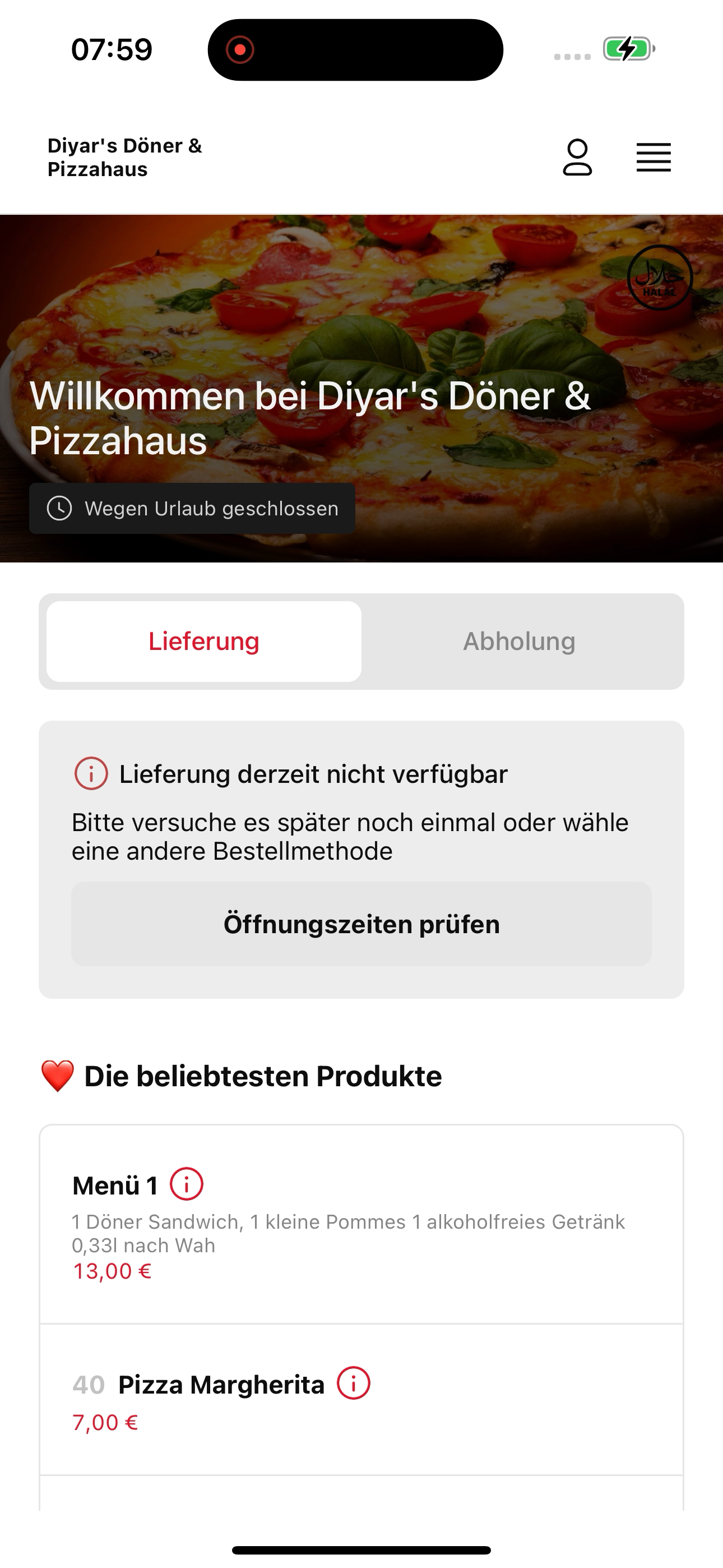 Diyar's Döner & Pizzahaus screenshot 2