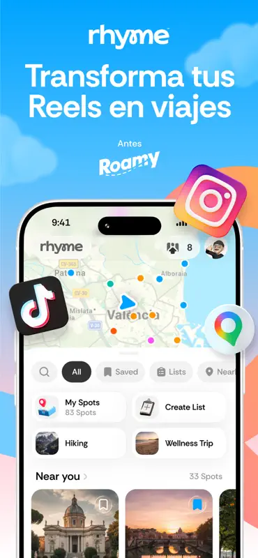 Rhyme - Planificador de viajes screenshot 1 of 6