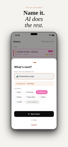 LifeOS: Know Your Time screenshot