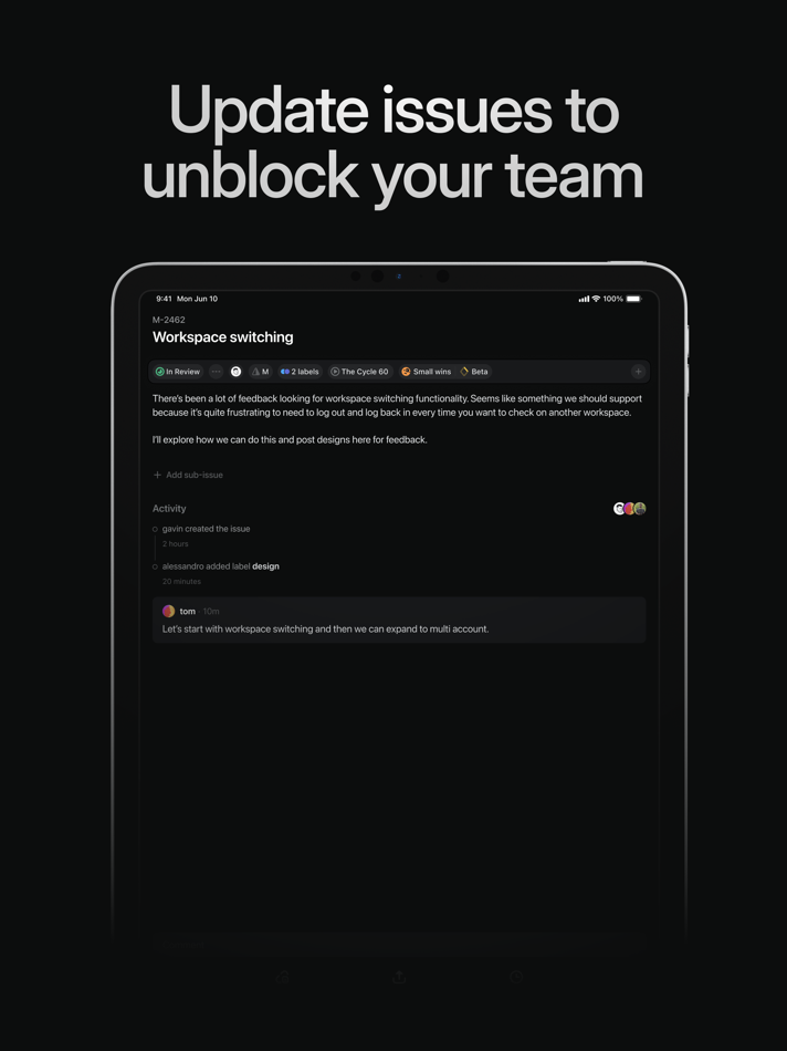 #5. Linear Mobile (iOS) 由: Linear