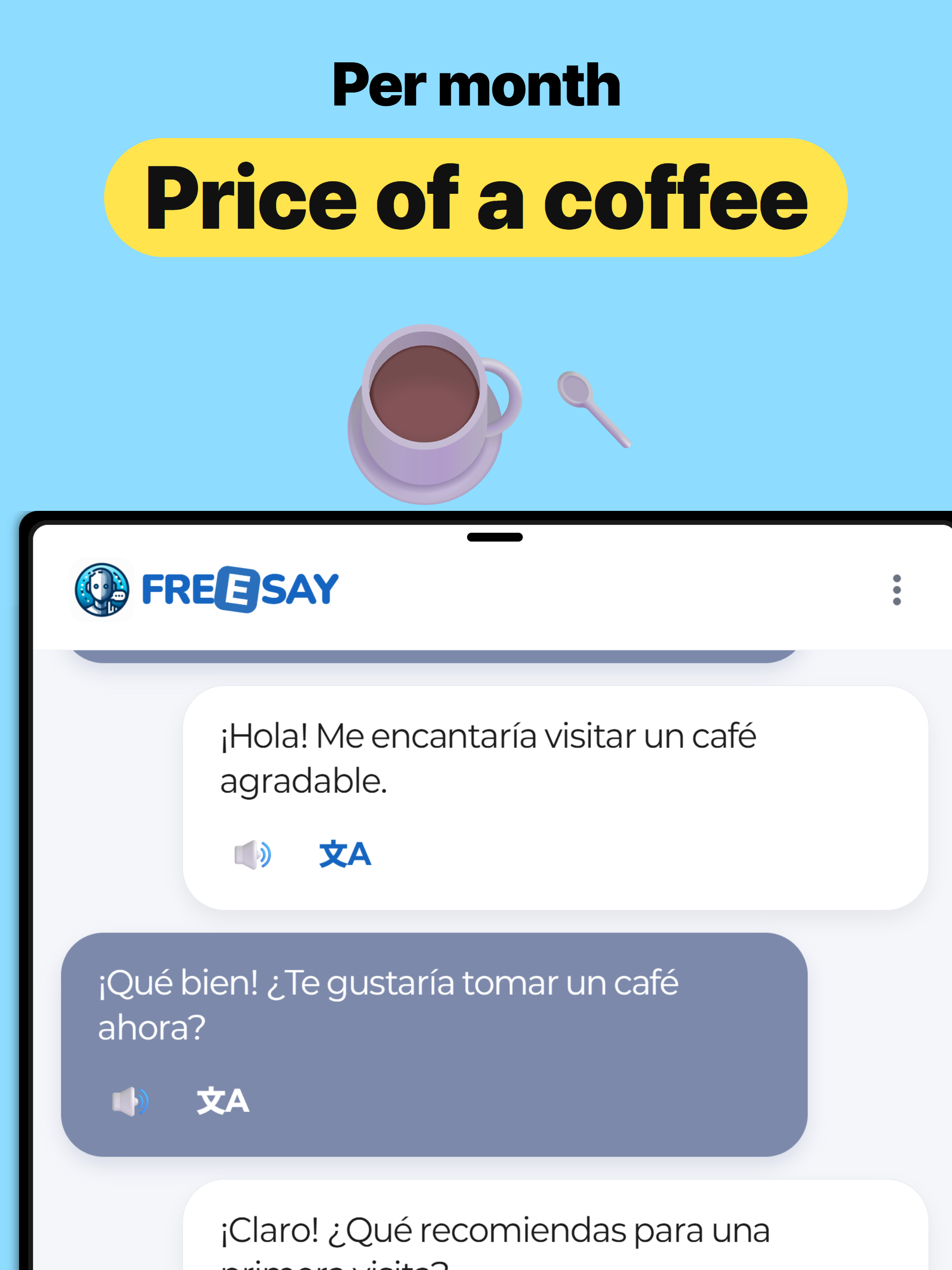 FreeSay - AI Language Coach screenshot 10