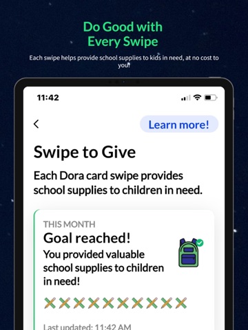 Dora – Mobile Checking iPad screenshot