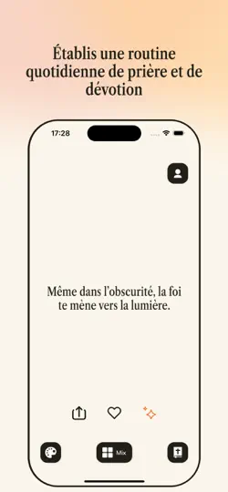 Capture d'écran de Bible Instant sur iPhone 6