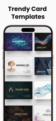 My Digital Business Card Maker iPhone screenshot