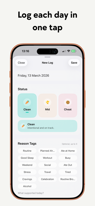 Clean Eats Days: Diet Tracker Screenshot 3 of 5