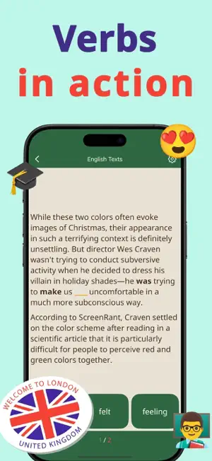 English Grammar:Verbs & tenses screenshot 2