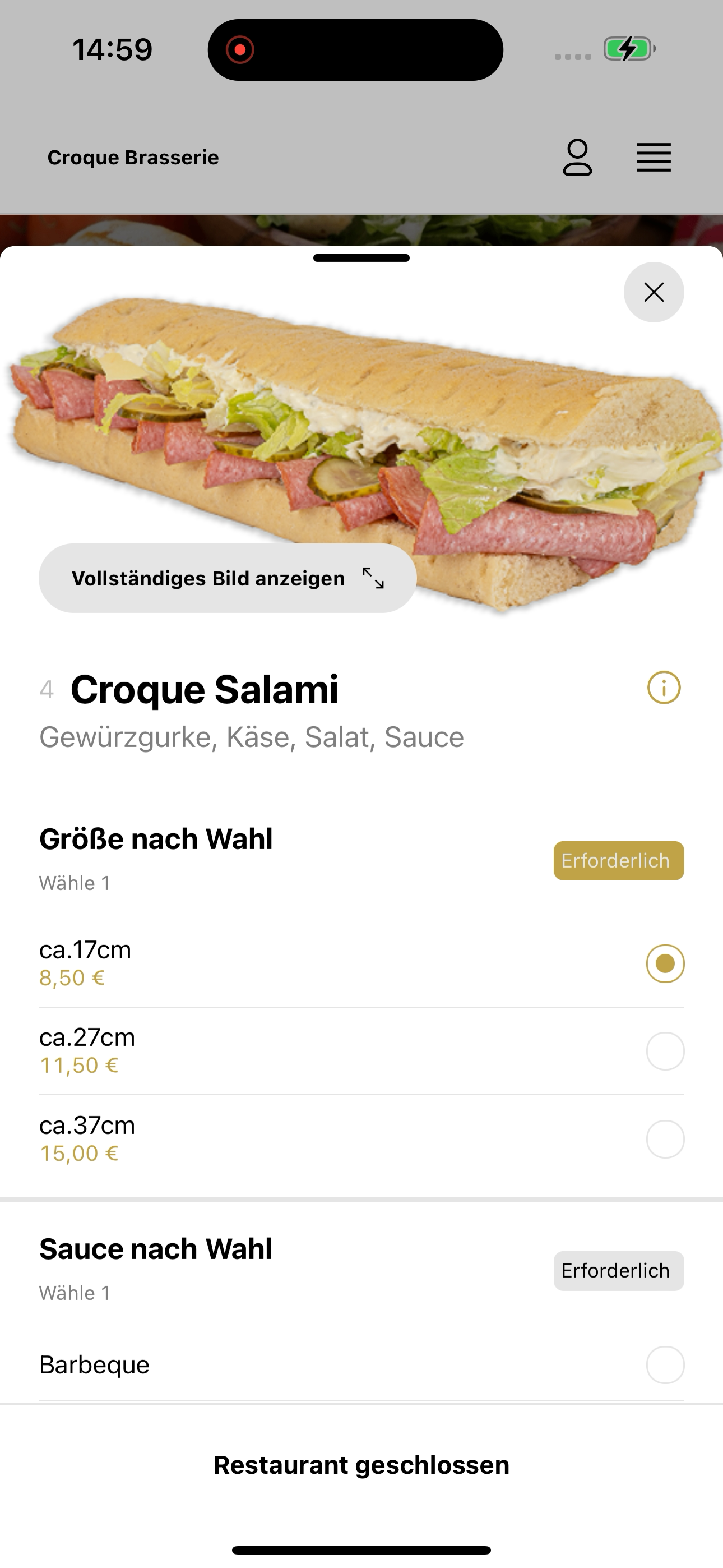 Croque Brasserie screenshot 4