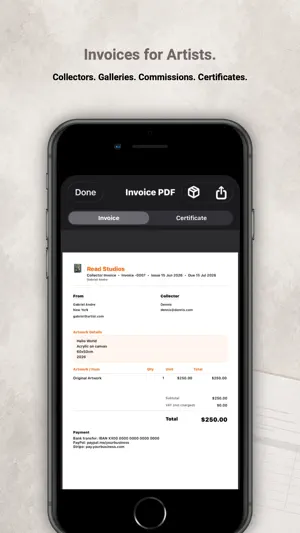 NotaBill Artist screenshot 4