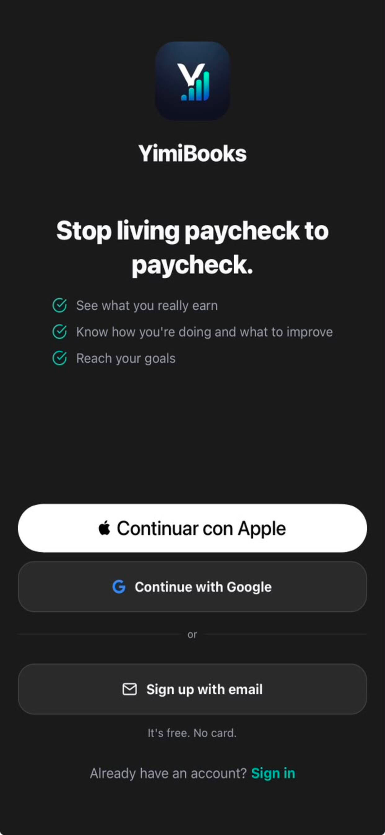 YimiBooks screenshot 2