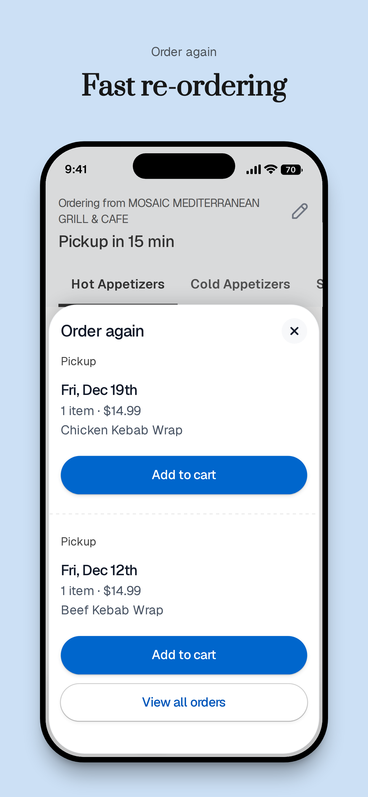 MOSAIC MEDITERRANEAN GRILL screenshot 4