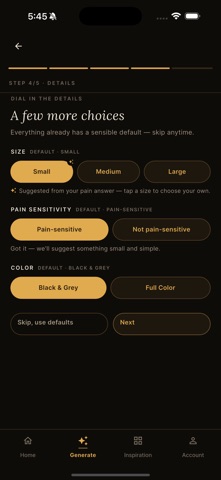 MyInk - AI纹身设计 screenshot