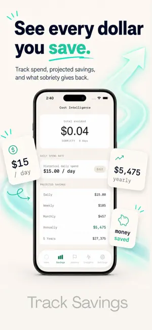 Quit Drinking - Sober Tracker screenshot 3